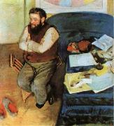 Edgar Degas The Portrait of Martelli France oil painting reproduction